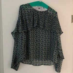 Flowy floral “Sunday in Brooklyn” top (Anthro)